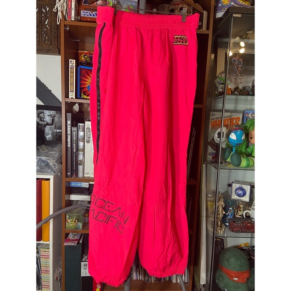 Vintage 90s ocean pacific, neon pink unisex snowboard pants - Picture 3 of 4
